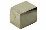 Bargain, Shiny, Natural Pyrite Cube - Navajun, Spain #118310-1